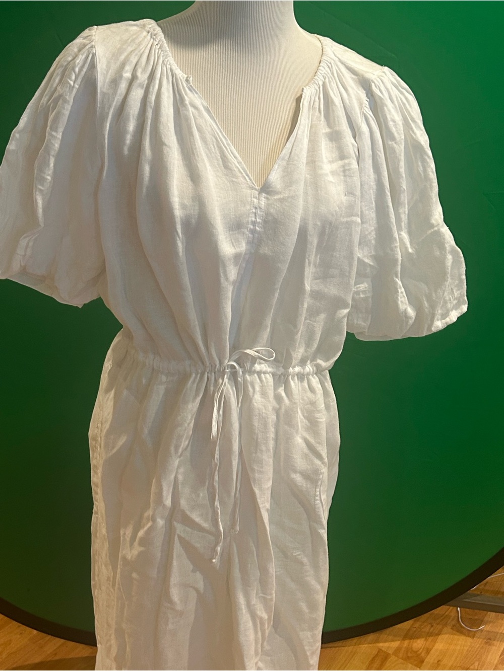 Velvet by Graham & Spencer White Midi Dress
